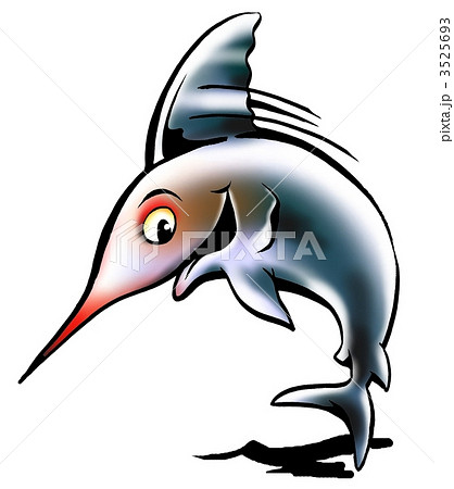 Blue Marlin Fish flying out of the water Blue Marlin Fish flying out of the water 3525693