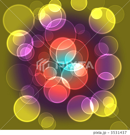 輝く輪 背景 イラストのイラスト素材