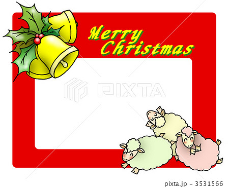 クリスマス メッセージカードのイラスト素材 3531566 Pixta