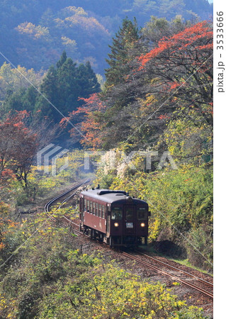 秋の渡良瀬渓谷鉄道 3533666