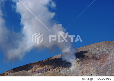 吾妻連峰の活動　一切経山の噴火 3535495