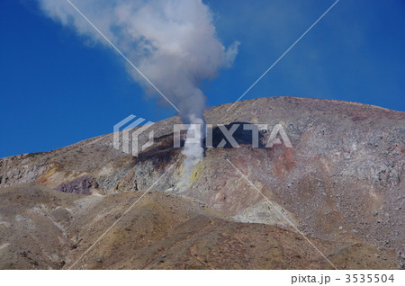 岩山の噴火　岩山の火山活動　 3535504