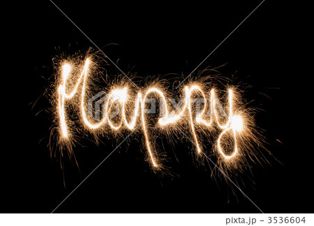 happy sparkler (you can see other words in my portfolio) 3536604