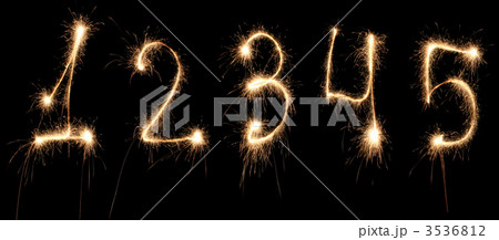 anniversary numbers sparkler 3536812