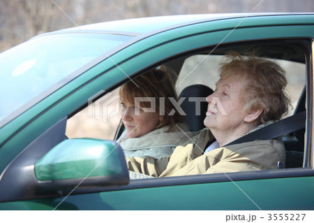Two women in car 3555227