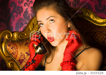 Young woman talking on phone Young woman talking on phone 3555529