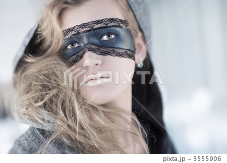 Young woman with mask 3555906