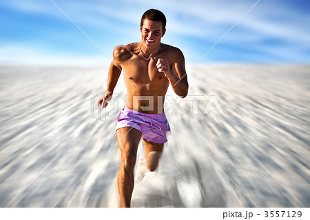 Very fast running man 3557129