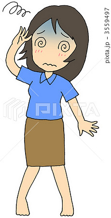 目眩女性 3559497