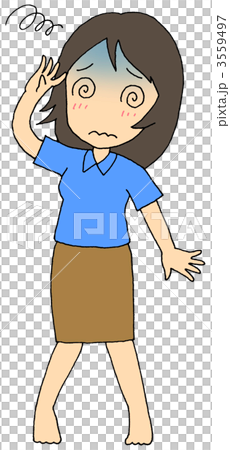 目眩女性 3559497