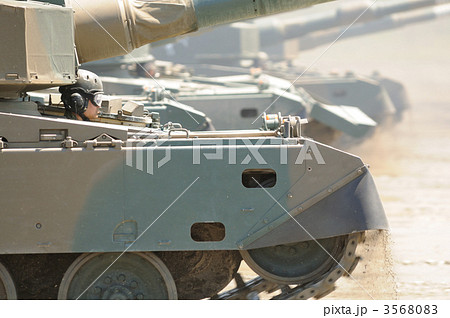 東千歳駐屯地での戦車隊 3568083