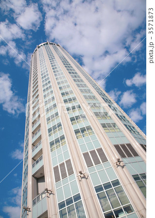 skyscraper on cloudy sky skyscraper on cloudy sky 3571873