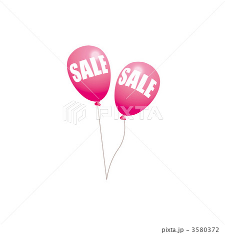 ピンクのセール風船のイラスト ピンクのセール風船のイラスト 3580372