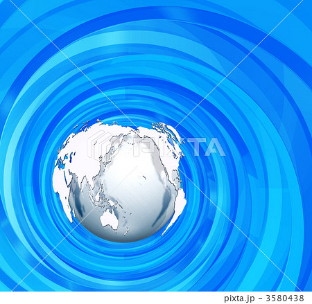 二重構造の地球/世界地図 二重構造の地球/世界地図 3580438
