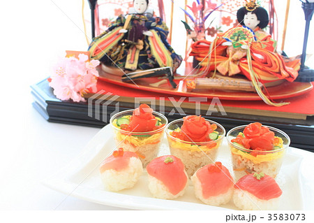 ひなまつり　和食　手まり寿司　カップ寿司 3583073