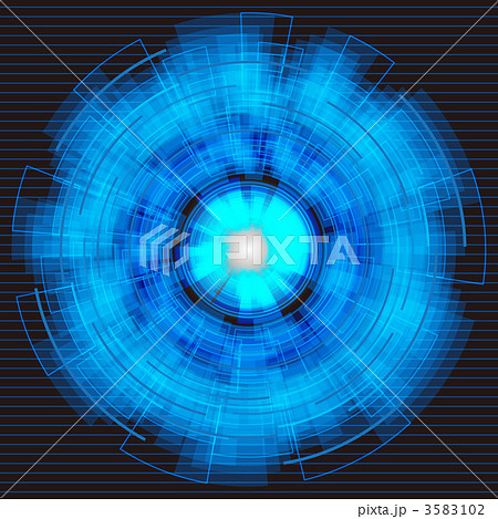 電子 電子空間 電脳のイラスト素材