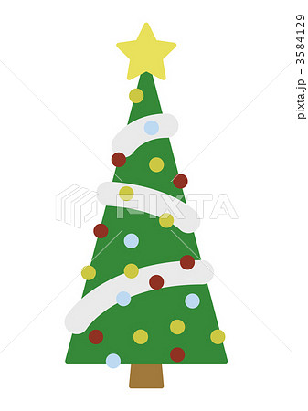 クリスマスツリー 挿絵 飾り付けのイラスト素材 クリスマスツリー 挿絵 飾り付けのイラスト素材