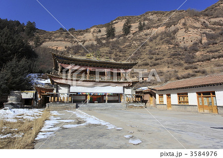 馬蹄寺石窟勝果寺 馬蹄寺石窟勝果寺 3584976