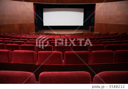 Empty hall of cinema Empty hall of cinema 3588212