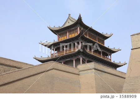 嘉峪関関城　嘉峪関楼 3588909