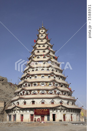 文殊寺万仏塔 文殊寺万仏塔 3588931