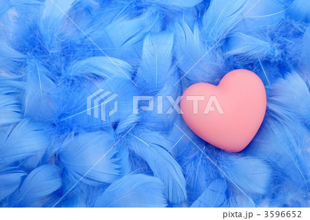 ハートと青い羽根 3596652