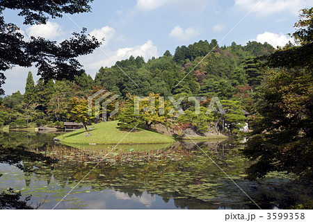 修学院離宮　上離宮　浴龍池の万松塢 3599358