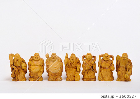 木彫りの七福神の写真素材 [3600527] - PIXTA