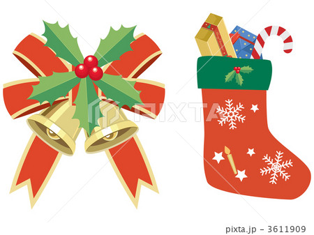 クリスマス ベルとくつ下 3611909