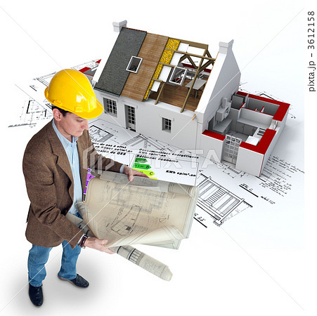Architect and energy efficient home 3612158