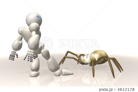恐怖を表す3DCGイラスト 3612178