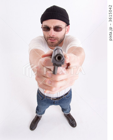 Man ready to shoot Man ready to shoot 3615042
