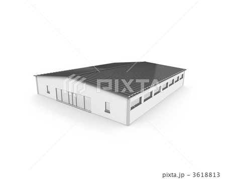 big hangar over white 3618813