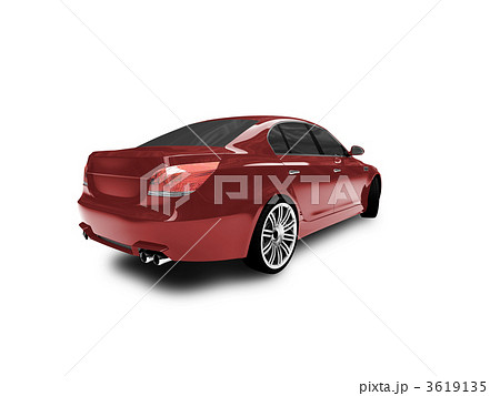 isolated red car back view 01 isolated red car back view 01 3619135