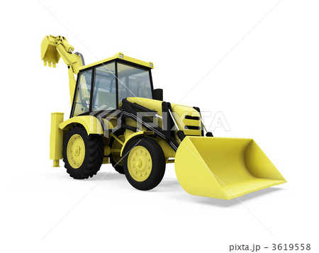Construction truck isolated view 3619558