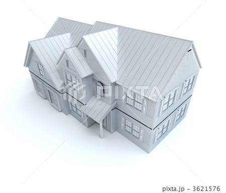 White traditional residence White traditional residence 3621576