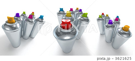 Aerosol spray cans in groups 3621625