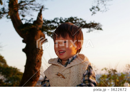 夕焼けと子供 夕焼けと子供 3622672