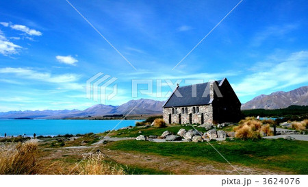 良き羊飼いの教会とテカポ湖 3624076