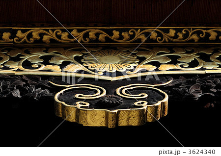 京都御所御車寄破風飾り 3624340