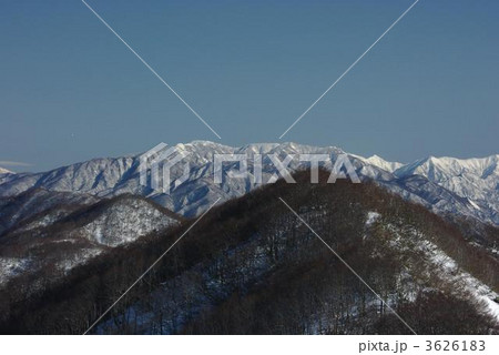 五頭山からの二王子岳 五頭山からの二王子岳 3626183