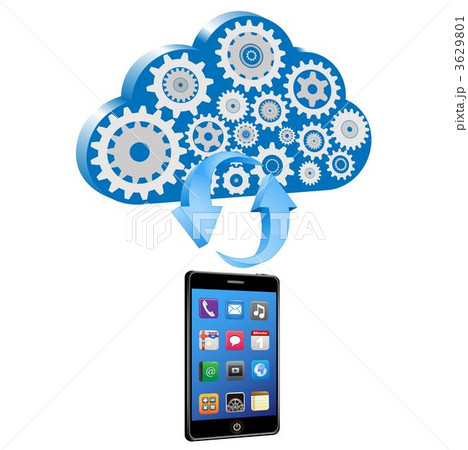 スマートフォンと同期するクラウド 3629801