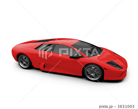 Ferrari Isolated Red Front Viewのイラスト素材 Ferrari Isolated Red Front Viewのイラスト素材