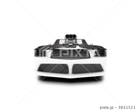 isolated black car front view 02 3631521