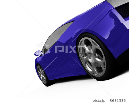 isolated closeup sportcar view isolated closeup sportcar view 3631536