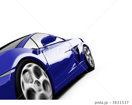 isolated closeup sportcar view 3631537