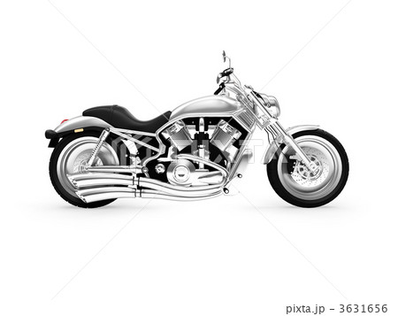 isolated motorcycle side view 3631656