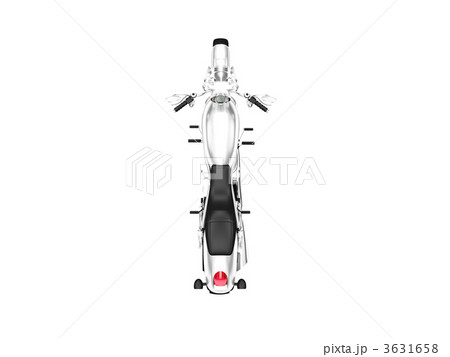 isolated motorcycle top view 3631658