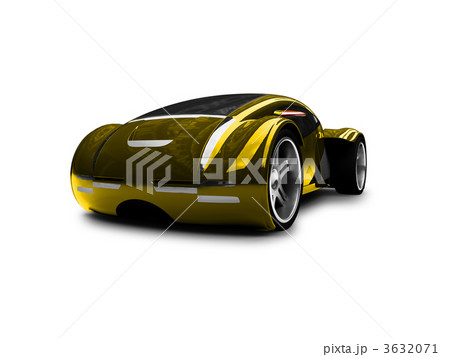 isolated gold super car front view 01 isolated gold super car front view 01 3632071