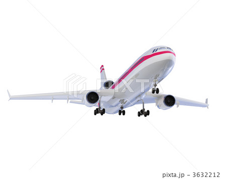 aircraft isolated view 3632212